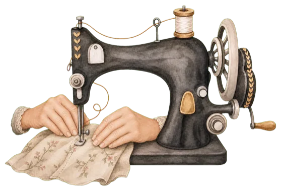 Sew Simple — a vintage sewing machine